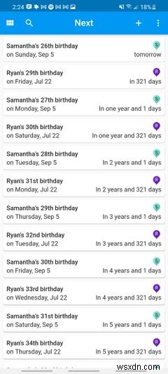 6 ứng dụng Android giúp bạn ghi nhớ sinh nhật, gửi thiệp và hơn thế nữa 