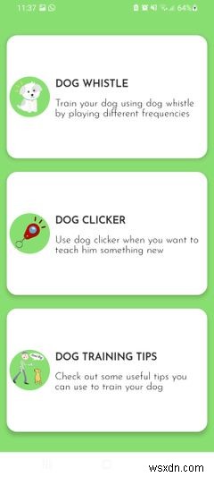 5 ứng dụng huấn luyện Dog Whistle và Clicker dành cho Android 