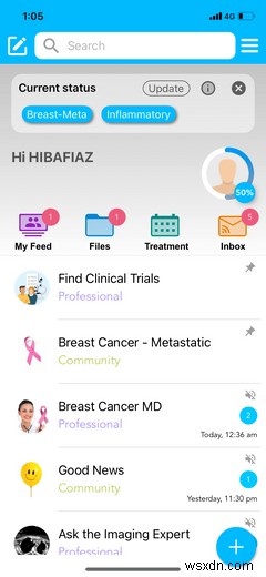 5 ứng dụng tốt nhất để hỗ trợ bệnh nhân ung thư vú 