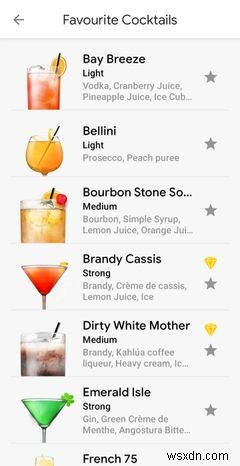 6 ứng dụng Android tốt nhất để pha cocktail
