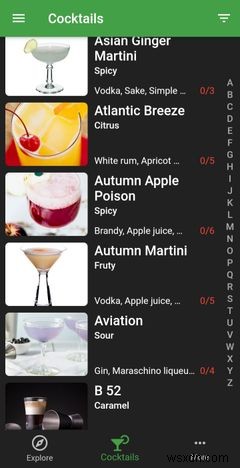 6 ứng dụng Android tốt nhất để pha cocktail