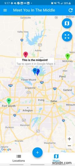 4 ứng dụng Android tốt nhất để tìm điểm nửa chừng và gặp gỡ ở trung tâm