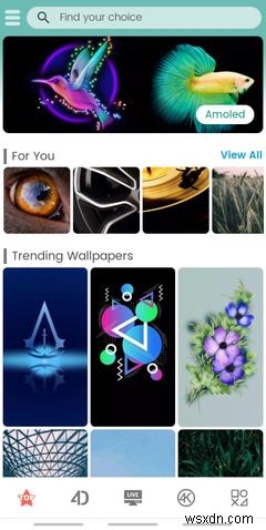 Các ứng dụng Android tốt nhất để tìm hình nền độc đáo 
