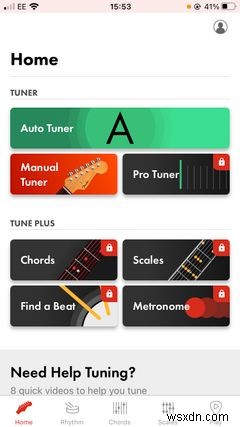 5 ứng dụng tốt nhất để điều chỉnh guitar của bạn trên iPhone hoặc Android 