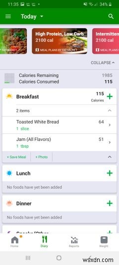 6 lựa chọn thay thế tốt nhất cho MyFitnessPal cho Android và iPhone 