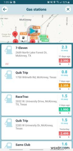 6 ứng dụng tốt nhất giúp bạn tìm gas giá rẻ 