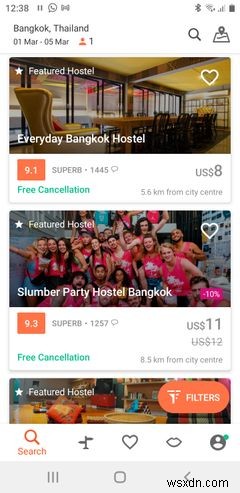 6 ứng dụng để tìm nơi ở giá rẻ hoặc miễn phí khi đi du lịch 