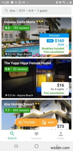 6 ứng dụng để tìm nơi ở giá rẻ hoặc miễn phí khi đi du lịch 