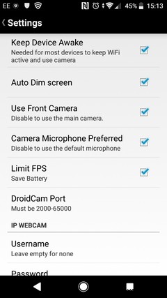 Cách sử dụng điện thoại Android làm Webcam 