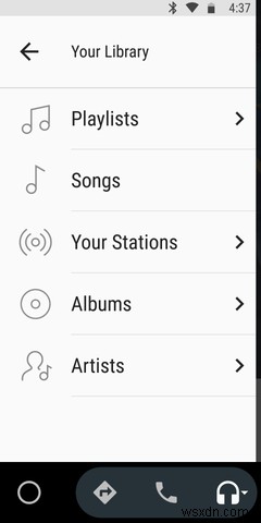 Ứng dụng Âm nhạc, Podcast và Radio nào hoạt động với Android Auto? 