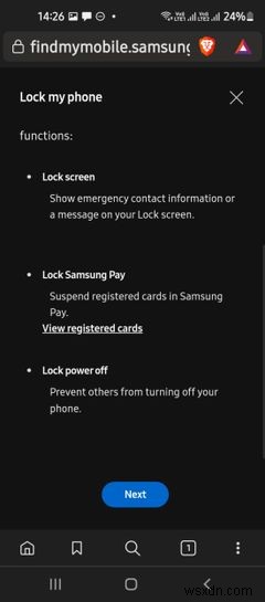 Cách sử dụng Find My Mobile để xác định vị trí thiết bị Samsung Galaxy bị mất 