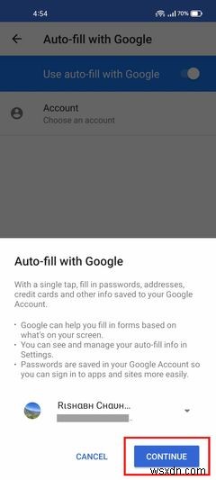 Truy cập cài đặt Android ẩn bằng ứng dụng cài đặt Google 