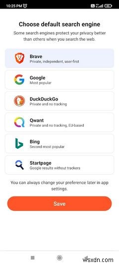 Brave so với DuckDuckGo:Trình duyệt quyền riêng tư nào tốt nhất cho Android? 