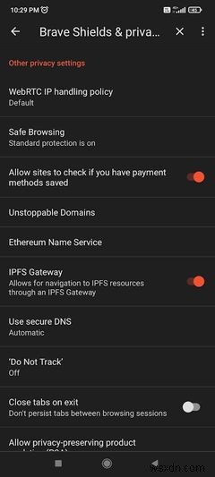 Brave so với DuckDuckGo:Trình duyệt quyền riêng tư nào tốt nhất cho Android? 