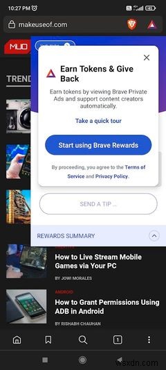 Brave so với DuckDuckGo:Trình duyệt quyền riêng tư nào tốt nhất cho Android? 