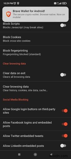 Brave so với DuckDuckGo:Trình duyệt quyền riêng tư nào tốt nhất cho Android? 