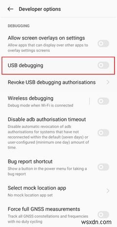 Cách cấp quyền sử dụng ADB trong Android 