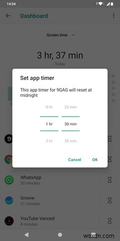 Cách đặt Hẹn giờ ứng dụng trên Android để kiểm soát thời gian sử dụng thiết bị của bạn 