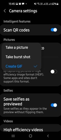 Cách tạo ảnh động GIF trên điện thoại Samsung Galaxy 