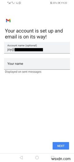 Cách định cấu hình Webmail trên Android
