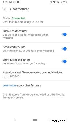 Cách bật mã hóa đầu cuối trong Android Messages 