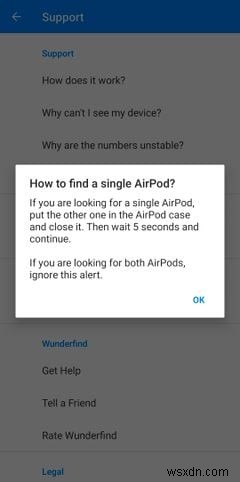 Cách tìm AirPods bị mất bằng điện thoại Android 