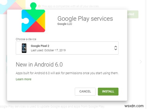 Cách cập nhật các dịch vụ của Google Play trên Android