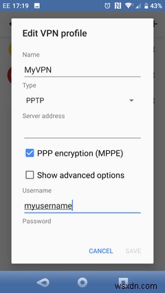 Cách thiết lập VPN trên Android 