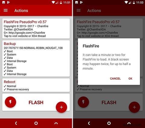 Cách flash ROM và tạo bản sao lưu mà không cần khôi phục tùy chỉnh 