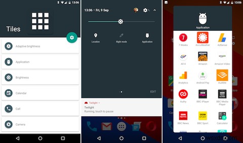 8 Ứng dụng tốt nhất để tùy chỉnh bảng cài đặt nhanh Nougats