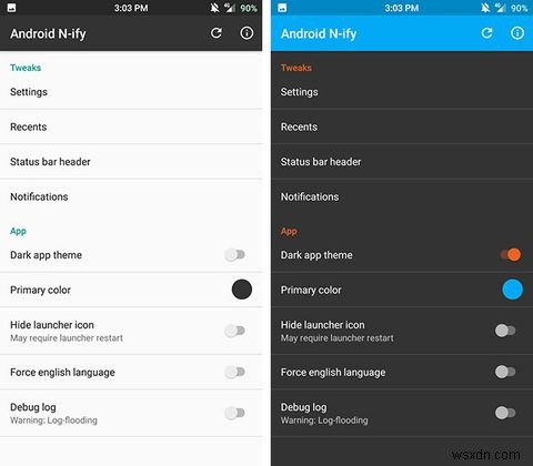 Cách tải thông báo và thanh trạng thái Android Nougat 