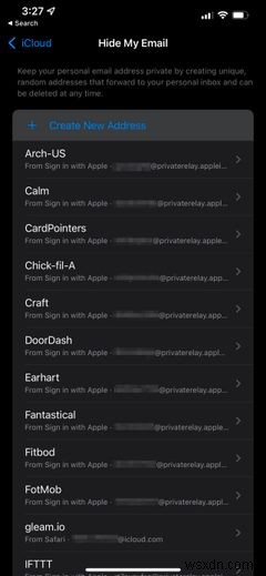 Cách tạo, xem và quản lý ẩn địa chỉ email của tôi với iCloud + 