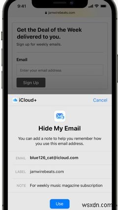 Sự khác biệt giữa Ẩn Email của tôi trong iCloud + và Đăng nhập bằng Apple 