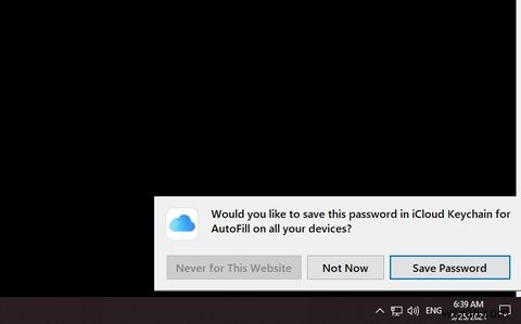 Cách sử dụng mật khẩu chuỗi khóa iCloud trên PC chạy Windows 
