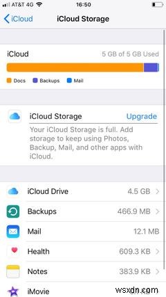 Cách xem dung lượng iCloud mà tin nhắn của bạn đang sử dụng