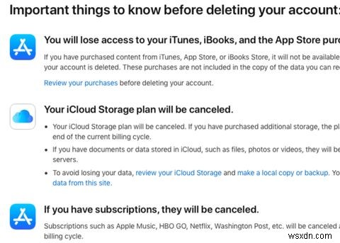 Cách xóa hoặc hủy kích hoạt Apple ID của bạn một cách an toàn