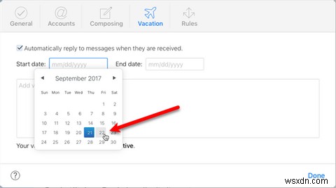 Cách thiết lập Trả lời Email Vắng mặt trên máy Mac của bạn 