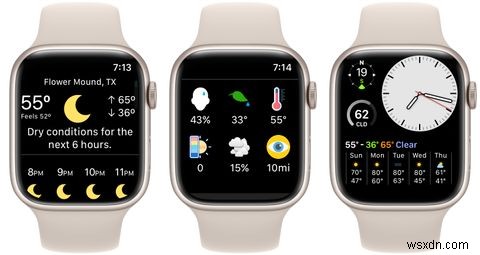 8 ứng dụng thời tiết tốt nhất của Apple Watch 