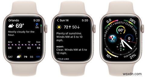 8 ứng dụng thời tiết tốt nhất của Apple Watch 