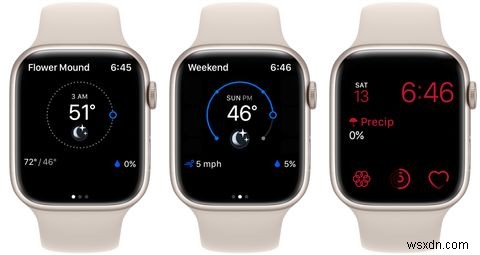 8 ứng dụng thời tiết tốt nhất của Apple Watch 