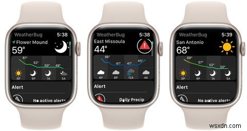 8 ứng dụng thời tiết tốt nhất của Apple Watch 