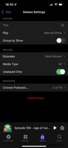 Hướng dẫn về ứng dụng Podcast của Apples trên iPhone 