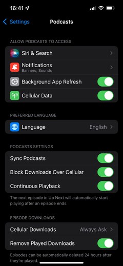 Hướng dẫn về ứng dụng Podcast của Apples trên iPhone 