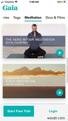 10 ứng dụng iPhone tốt nhất cho Yoga 
