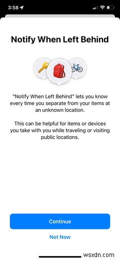 Cách thiết lập thông báo khi bị bỏ lại trên iPhone hoặc iPad của bạn 