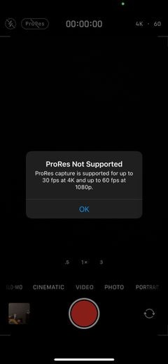 Cách quay video ProRes trên iPhone 13 Pro 