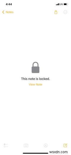 Cách khóa ghi chú riêng tư trong ứng dụng Apple Notes 