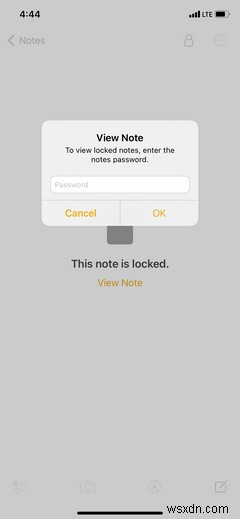 Cách khóa ghi chú riêng tư trong ứng dụng Apple Notes 