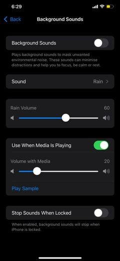 Cách phát âm thanh nền êm dịu bằng iOS 15 