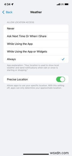Cách nhận thông báo thời tiết trực tiếp trên iPhone của bạn với iOS 15 